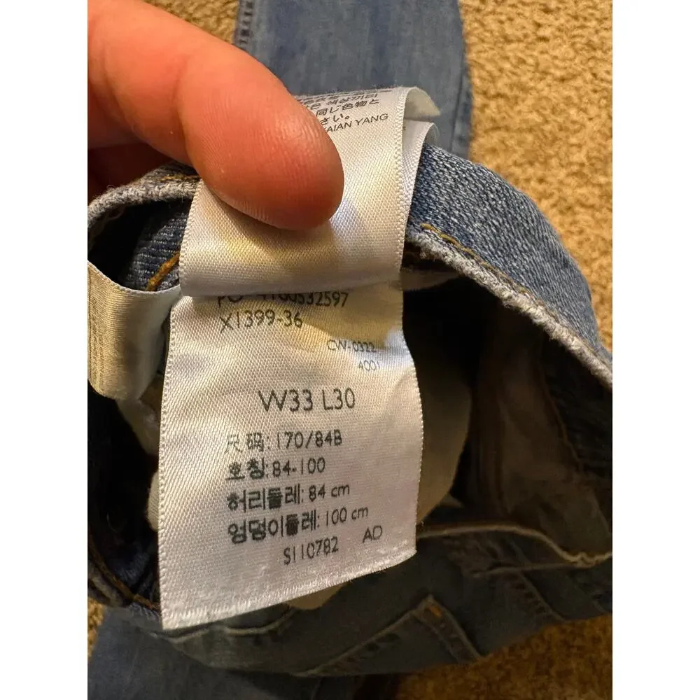 Levi's 527 Slim Bootcut Medium Wash Jeans Mens Size 33x30 Good Fade
